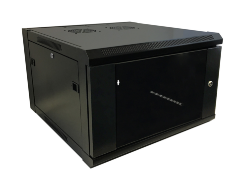 16-4-SMWL-01-6U-600 Wall Cabinet W530, D600, H360, W/Tempered Glass, 6U