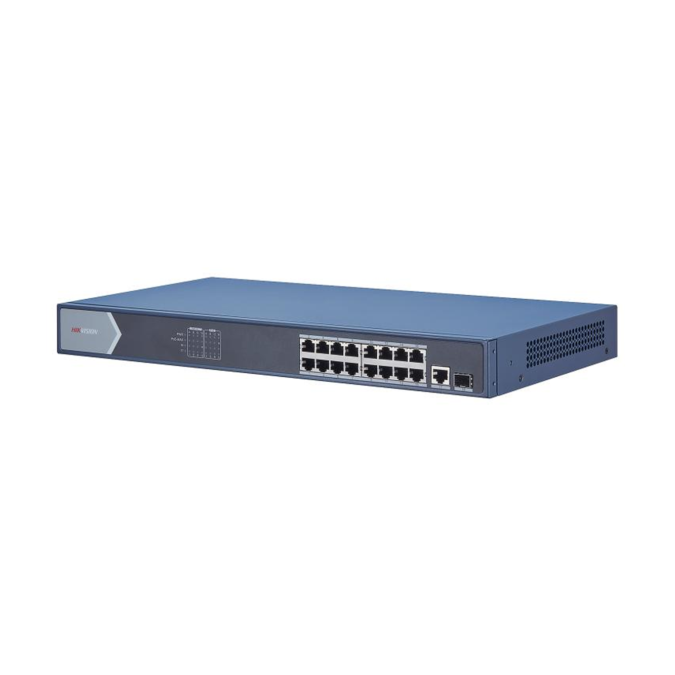 DS-3E0518P-E 16-Port Gb PoE Switch w/ 1-Port Gb Uplink