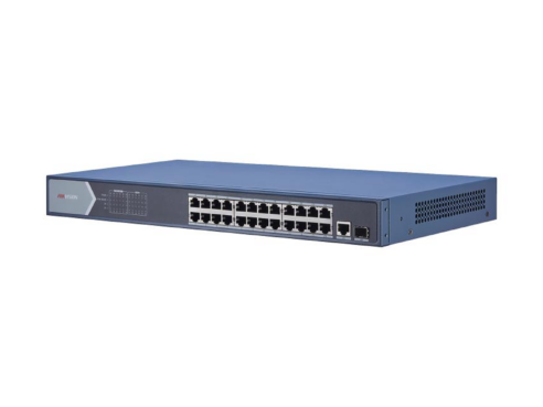 DS-3E0526P-E 24-Port Gb PoE Switch w/ 1-Port Gb Uplink