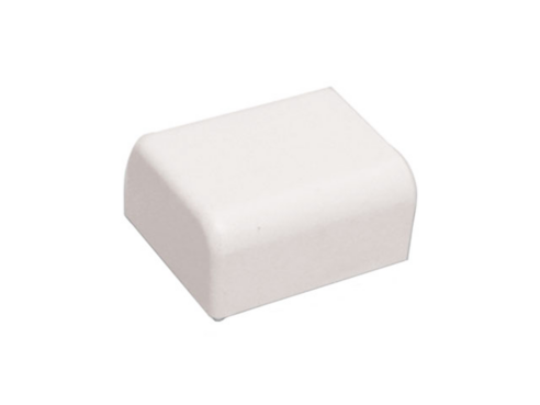 FEC-71414 1/2' END CAP WHITE