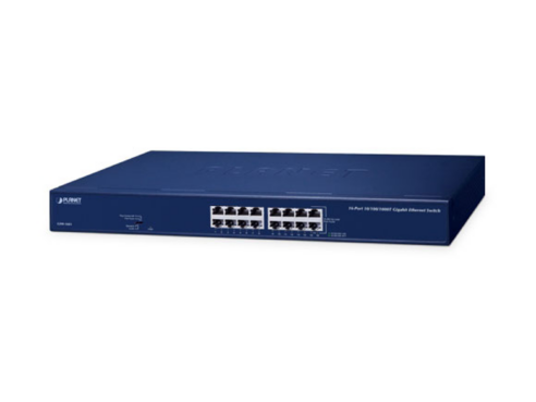 GSW-1601 16-Port Gb Network Switch w/ 1-Port 10/100Mbps Uplink
