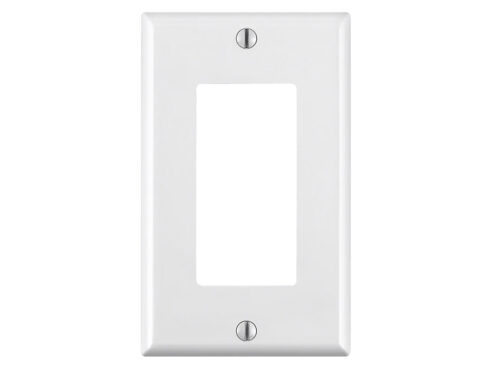 JE300-1/WH 1P faceplate, white
