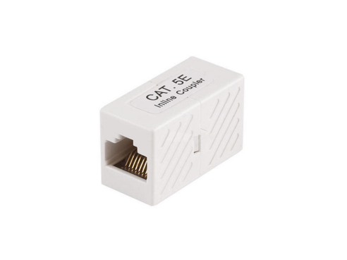 NT-C5E-ICW CAT5E in-line coupler, white