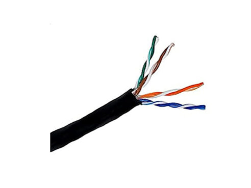 NTCB-C5E-CMR/BK CAT5e Cable CMR 1000ft Black (Pull Box)