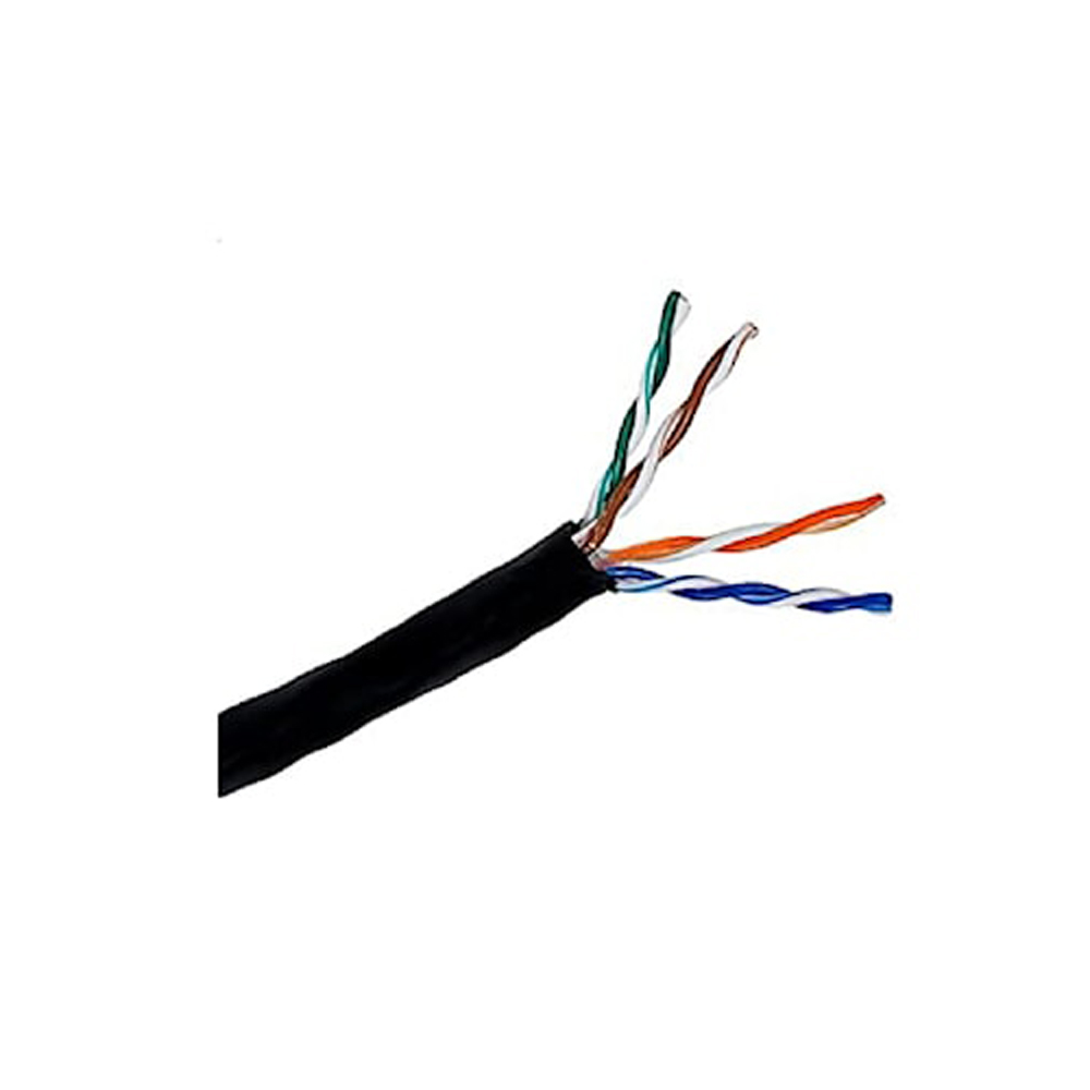 NTCB-C5E-CMR/BK CAT5e Cable CMR 1000ft Black (Pull Box)